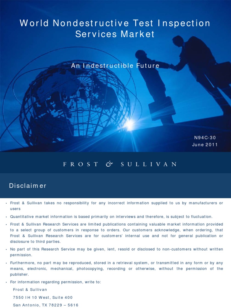 World Nondestructive Test Inspection Services Market | PDF ...