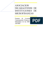 Formato de Levantamiento de Conocimientos Tecnicos Del Personal Informatico IMF Afiliadas A ASOMIF