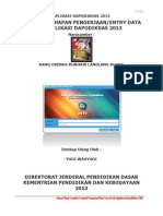 Panduan TAHAPAN PENGISIAN-ENTRY DATA DI APP DAPODIKDAS (Revisi) PDF