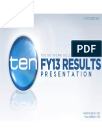 TEN FY 2013 Full Year Results Presentation