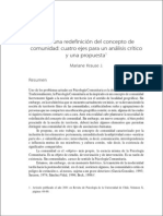 [Krause] - Redefinicion Del Concepto de Comunidad (2007)