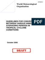 Guidelines For Converting Between Various Wind Averaging Period in Tropical Cyclones PDF