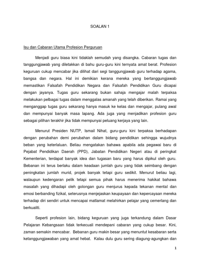 Kkbi Cabaran Guru Pdf