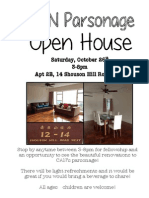 CAN Parsonage Open House