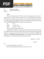 Surat Permohonan Bantuan Dana