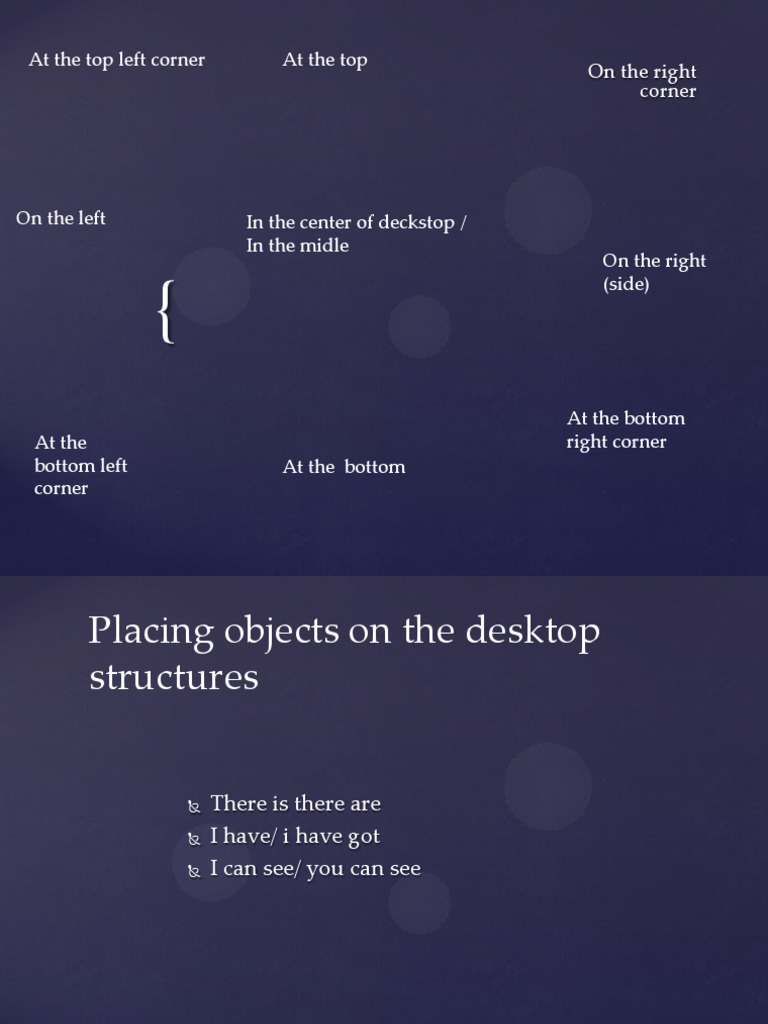 At The Top Left Corner at The Top | PDF | Language Arts & Discipline