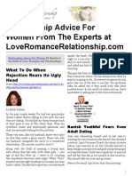 Relationship Advice For Women From The Experts at LoveRomanceRelationship.com