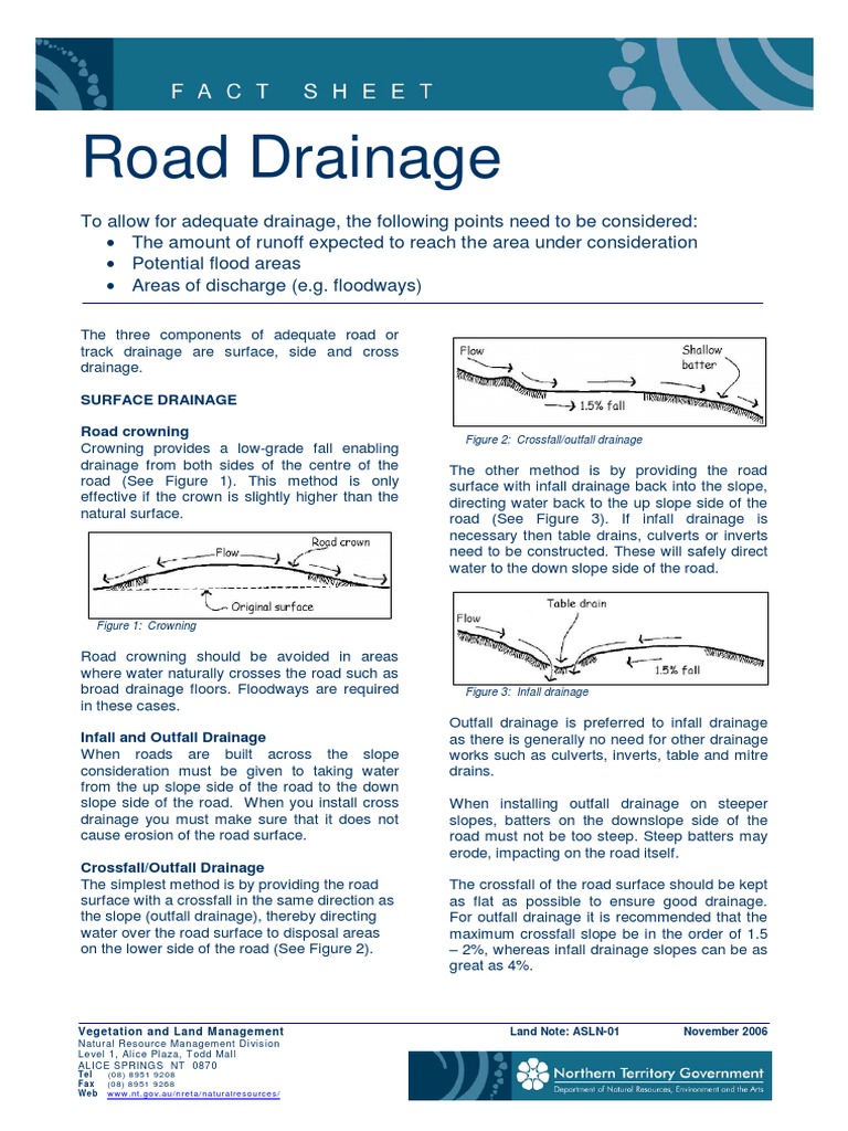 Road Drainage and Mitre Drain Design | PDF | Science & Mathematics
