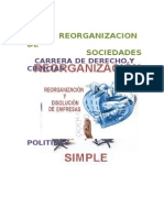 Reorganizacion de Sociedades