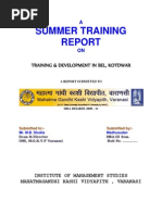 Summer Training: Training & Development in Bel, Kotdwar