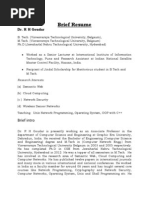 Brief Resume Dr-R-H-Goudar CS Dept1