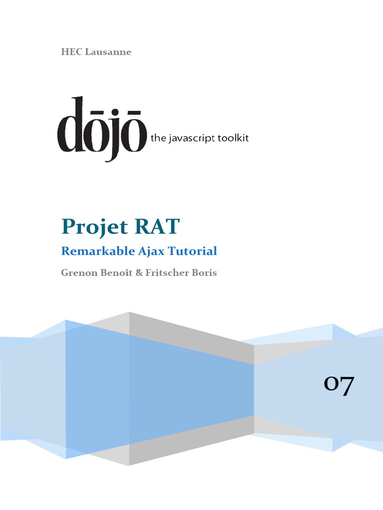 Tutorial Dojo Final | PDF | Ajax (Programmation) | Application web