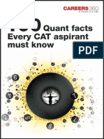 100 Quant Facts Every CAT Aspirant Must Know