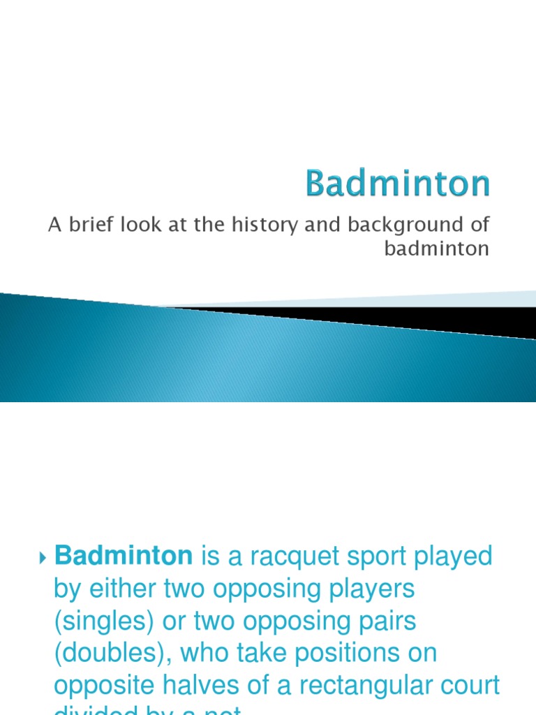 Badminton | PDF | Racquet Sports | Sports