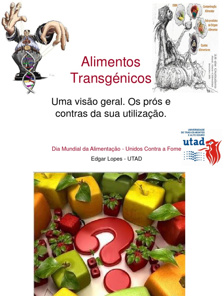 Vantagens e Desvantagens dos Transgênicos | PDF | Transgênese ...