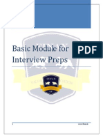Basic Module for Interview Preps (1)