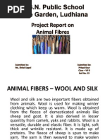 Animal Fibers - Wool and Silk