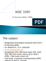 KOC3301 Unit 1