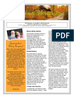 Oct 2013 Newsletter From Russia