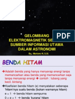 Radiasi Benda Hitam - Olimpiade Astronomi......