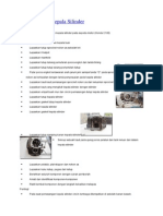 Cara Bongkar Kepala Silinder