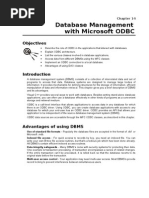 14 Database Management With Microsoft ODBC