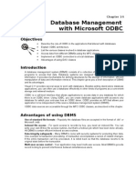 14 Database Management With Microsoft ODBC