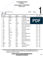 TUGUEGARAO - Room Assignments: October 2013 Criminologists Board Exam