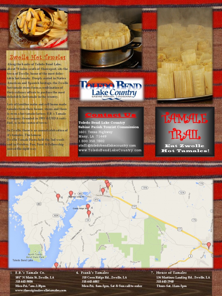 Zwolle Tamale Trail Brochure