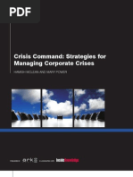 Crisis Command- Strategies for Managing a Corporate Crisis