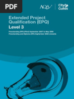 Download Mark Scheme and Specifictations - AQA EPQ by prettyprincesslollipop34 SN177166062 doc pdf