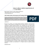 Using Blended Learning To Enhance Student Comprehension of Drilling Operations: A Case History