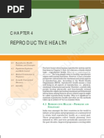 © Ncert Not To Be Republished: Reproductive Health