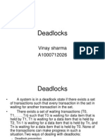 Deadlock Detection and Prevention Techniques