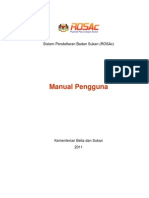 Manual Rosa untuk pertubuhan peratuan sukan 