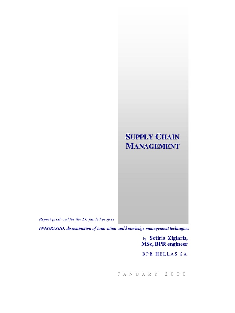 Supply Chain Management | PDF | Supply Chain Management | Supply Chain