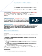 2013 Writing Assignment 2 - Critical Analysis