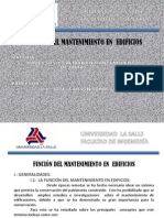 Mantenimiento de Edificios