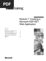 ASP.net - Module 7_Creating a Microsoft ASP.net Web Application