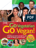 Go Vegetarian - Go Vegan Starter Kit With Recipes