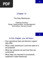 The Data Warehouse: Database Systems: Design, Implementation, and Management, Sixth Edition, Rob and Coronel