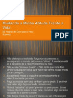 Mudando A Minha Atitude - 25 Regras para o Meu Sucesso