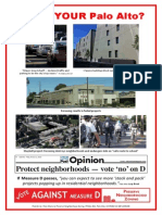 Advertisement Advocating A NO-Vote On Palo Alto's Measure D.