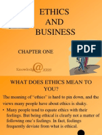 Business Ethics Chapter 1