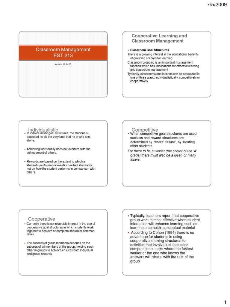 Lect 19 & 20 | PDF | Social Group | Teachers
