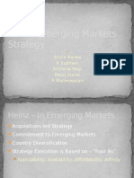 Heinz - Emerging Markets Strategy