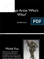Concept Artist 'Who's Who?'