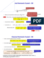 Classical Harmonic Crystal - 3D