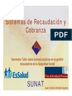 Sistemas de Recaudacion y Cobranza SUNAT Juan Carlos Granda G