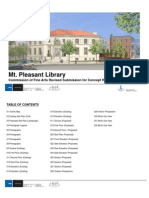 Mt. Pleasant Library: Commission of Fine Arts Revised Submission For Concept Review